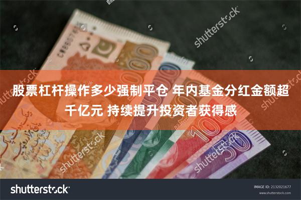 股票杠杆操作多少强制平仓 年内基金分红金额超千亿元 持续提升投资者获得感