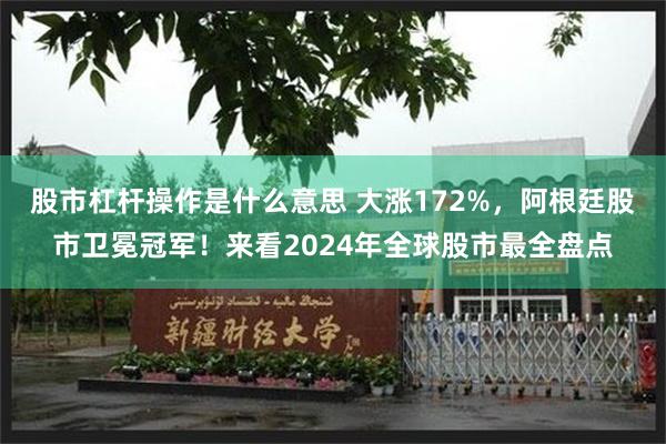 股市杠杆操作是什么意思 大涨172%，阿根廷股市卫冕冠军！来看2024年全球股市最全盘点